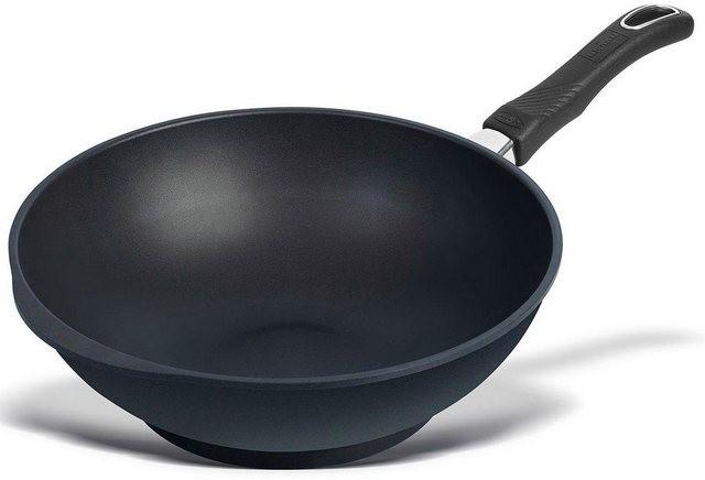 Gastrolux Wok, Aluminiumguss (1-tlg), abnehmbarer Stiel, Induktion
