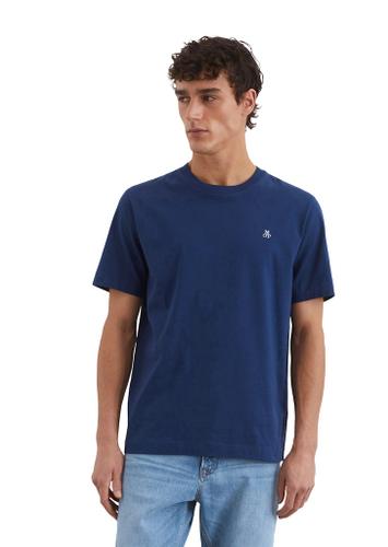 T-Shirt regular Blau M