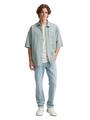 Overshirt Hemd mit kurzen Ärmeln XXL Regular Fit - Light Ice Blue