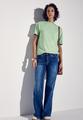Shirt mit U-Boot-Ausschnitt 36 - Milky Green