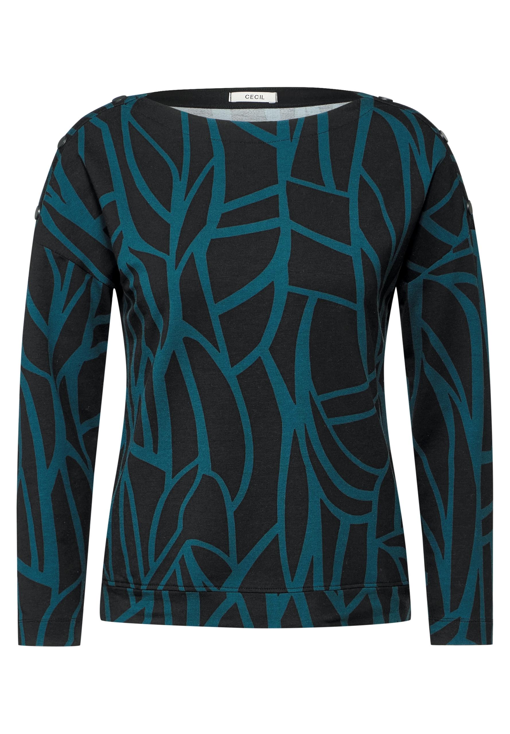 Shirt mit Knöpfen S - Black