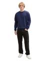 Sweatshirt mit Logo-Print XL Regular Fit - Dark Blueberry