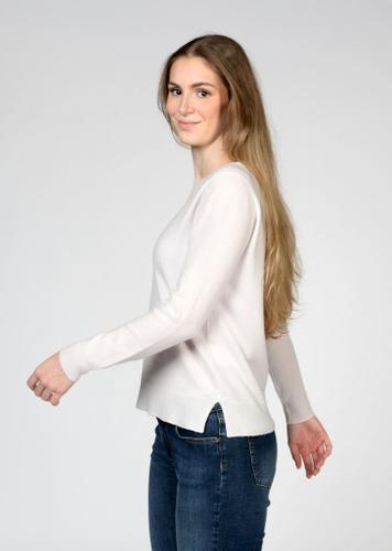 NOS Pullover, Rundhals Beige 46
