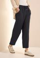 Wide Leg Hose aus Leinenmix XXL/7/8 Hosen - Volcanic Grey