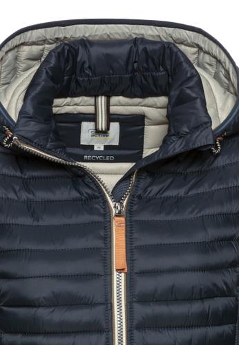Leichte Steppjacke aus recyceltem Polyamid Blau 44