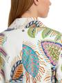 Körpernaher Blazer mit fancy Blattmotiv 40 - White