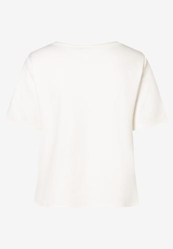 T-Shirt mit Pailletten-Lobster 38 - Weiß