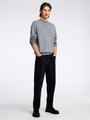 SLHTRAY LS KNIT MERINO MOCK NECK NOOS XL Normal geschnitten - Medium Grey Melange