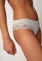 Skiny Damen Cheeky Panty Micrornaments Weiß 42