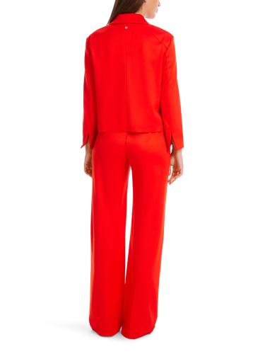 Kurze Jacke mit Kentkragen 44 - Flame Red