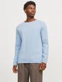 JJEHILL KNIT CREW NECK NOOS S Structure Fit - Cashmere Blue