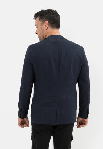 Leinen Herringbone Sakko 26 - Dark Blue