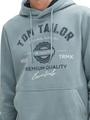 Hoodie Sweatshirt mit Logo-Print XXL Regular Fit - Grey Mint