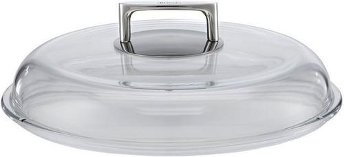 RÖSLE Pfannendeckel »SILENCE«, (1-tlg), Glasdeckel mit Griff aus Edelstahl, Zubehör für Bratpfannen, temperaturbeständig bis 260°C, spülmaschinengeeignet