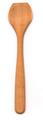 Holz Kochlöffel oval gelocht, Kirschholz, 30x6cm - Default Title