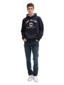 Hoodie Sweatshirt mit Logo-Print XXL Regular Fit - Sky Captain Blue