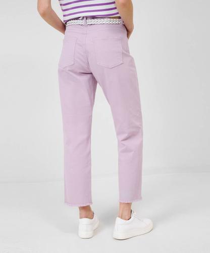 Style Madison S 38 Five-Pocket-Jeans, Damenjeans, Zusätzliche Coinpocket, Einschubtaschen vorn, Aufgesetzte Gesäßtaschen, Hochwertiger Reißverschluss, Straight Fit, Gerader Beinverlauf, Normale Fußweite, 6/8-Länge - Soft Purple
