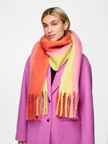 PCNOCELYNN LONG SCARF BC ONE SIZE - Tangerine Tango