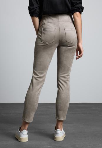 Hose im Verlours-Look 44/28 - Ashen Maple Beige