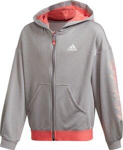 adidas Kinder UP2MV AEROREADY Loose Kapuzenjacke 128 in Grau