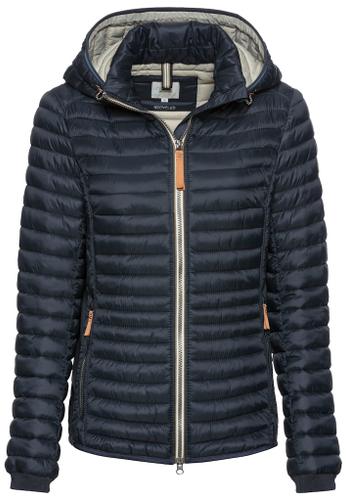 Leichte Steppjacke aus recyceltem Polyamid Blau 44