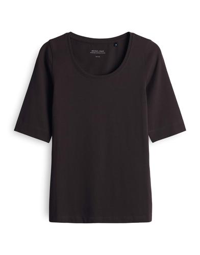 OPUS Langarmshirt »Sanika« im Basic-Look - Dunkelblau / 40