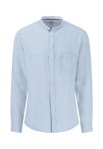 Premium Linen, Stand-Up, 1/1 Blau XXL
