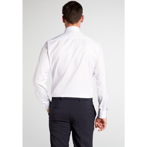 Cover Shirt Twill Langarm 46/Langarm - 65cm MODERN FIT - Weiß