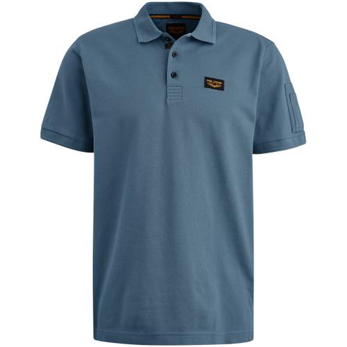 trackway polo Blau L
