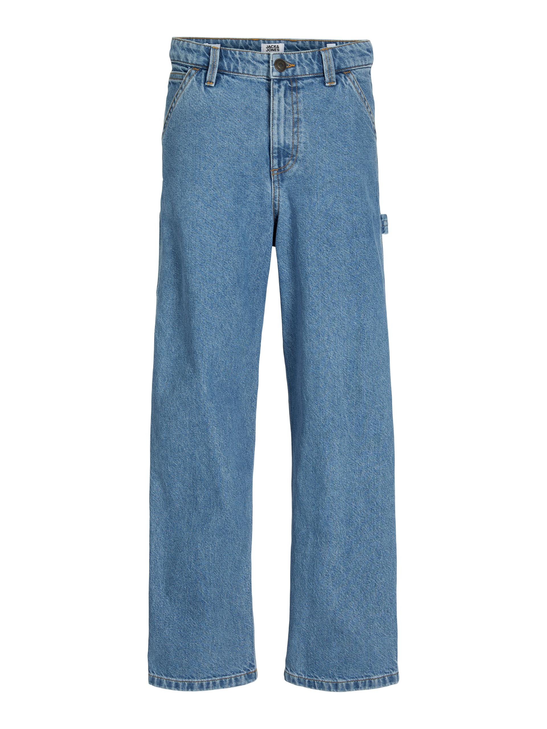 JJIALEX JJCARPENTER SQ 735 JNR 146 Baggy Fit - Blue Denim