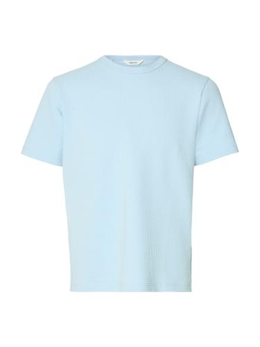 SLMSANDER SEERSUCKER SS O-NECK TEE S Normal geschnitten - Skyway