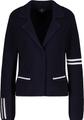 Strickblazer mit Streifendetails 36 - Marine