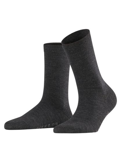 FALKE Softmerino Damen 37-38 - Anthra.mel