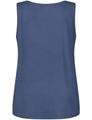 Basic-Top mit Seitenschlitzen 46 Figurumspielend - Mood Blue