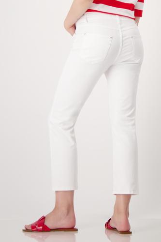 Jeans mit Lochspitze 36 - Cream