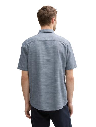 Regular Fit Kurzarmhemd mit Brusttasche XL Regular Fit - Sky Captain Zigzag Structure