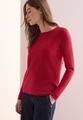 Strukturpullover L - Heather Granita Red Melange