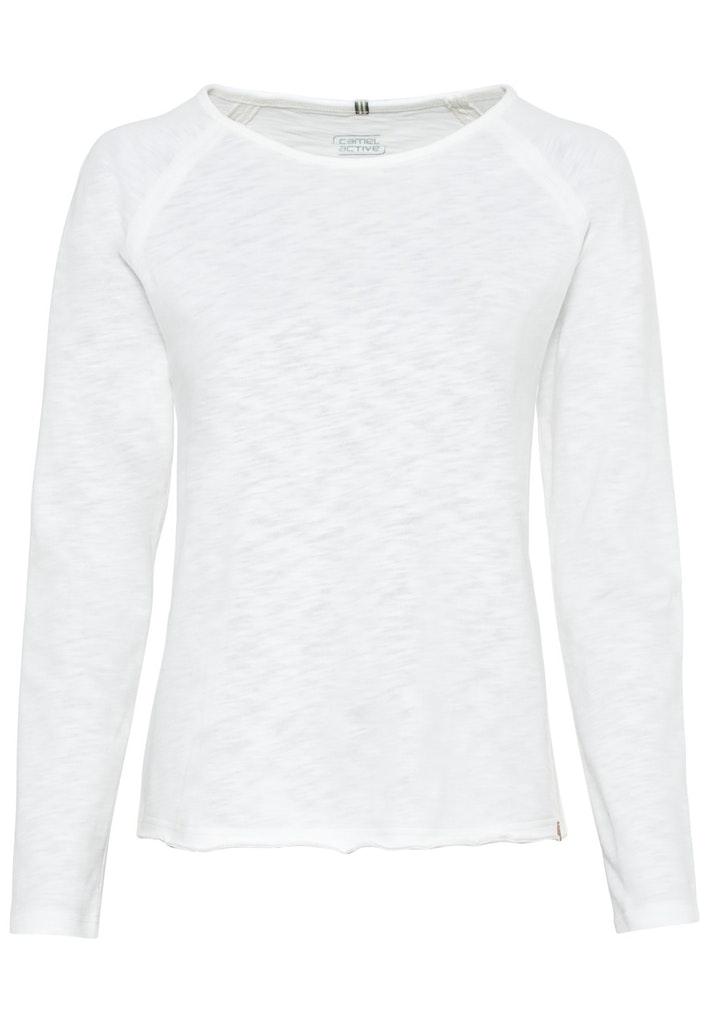 Langarmshirt aus reiner Baumwolle Weiß XXL