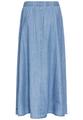 Langer Denim-Rock mit elastischem Bund 36 Regular Fit - Denim