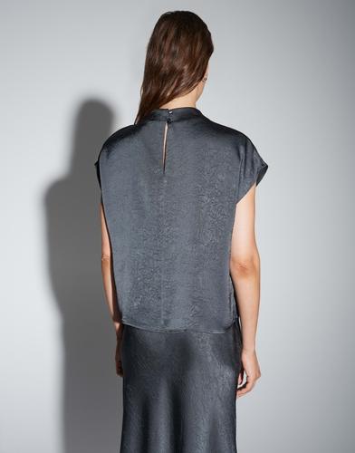 Blusenshirt "Zirken" - Grau / 40