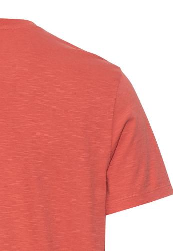 T-Shirt mit Print aus nachhaltigem Organic Cotton Rot 3XL