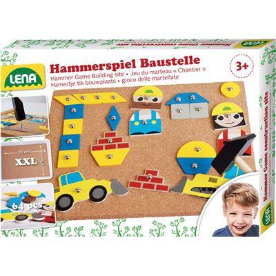 Lena - Holzspielzeug - Hammerspiel Baustelle