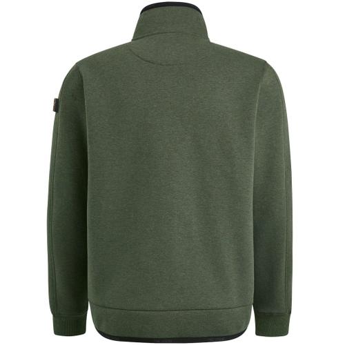 Zip jacket interlock Grün XXXL