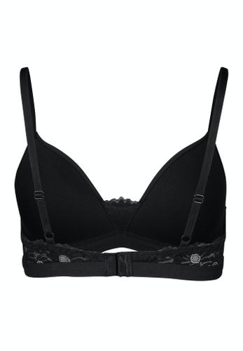 Skiny Damen Triangel gepaddet CottonLace Essentials Schwarz 70 B