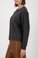 Sweatshirt mit Melange-Optik 38 - Anthra Melange