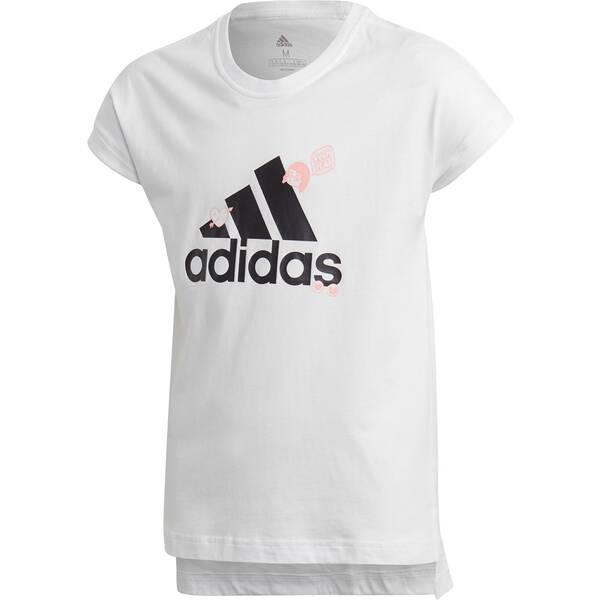 adidas Mädchen College T-Shirt 170 in Grau