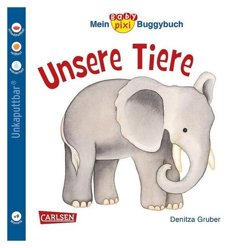Carlsen Verlag Mein Baby-Pixi Buggybuch: Unsere Tiere