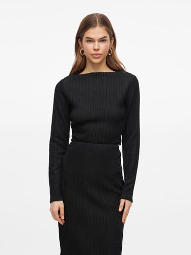 VIADILENA BOATNECK L/S TOP/R Schwarz XS