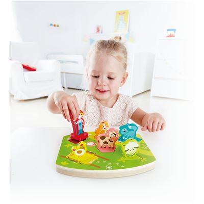 Hape - Bauernhof-Geräusche-Puzzle, 7 Teile