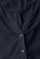 Bluse in Unifarbe S - Universal Blue